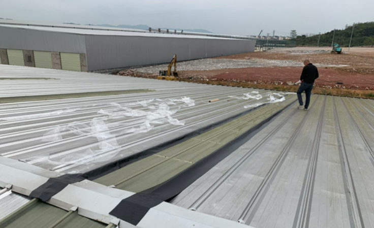 襄城厂房屋面防水维修案例